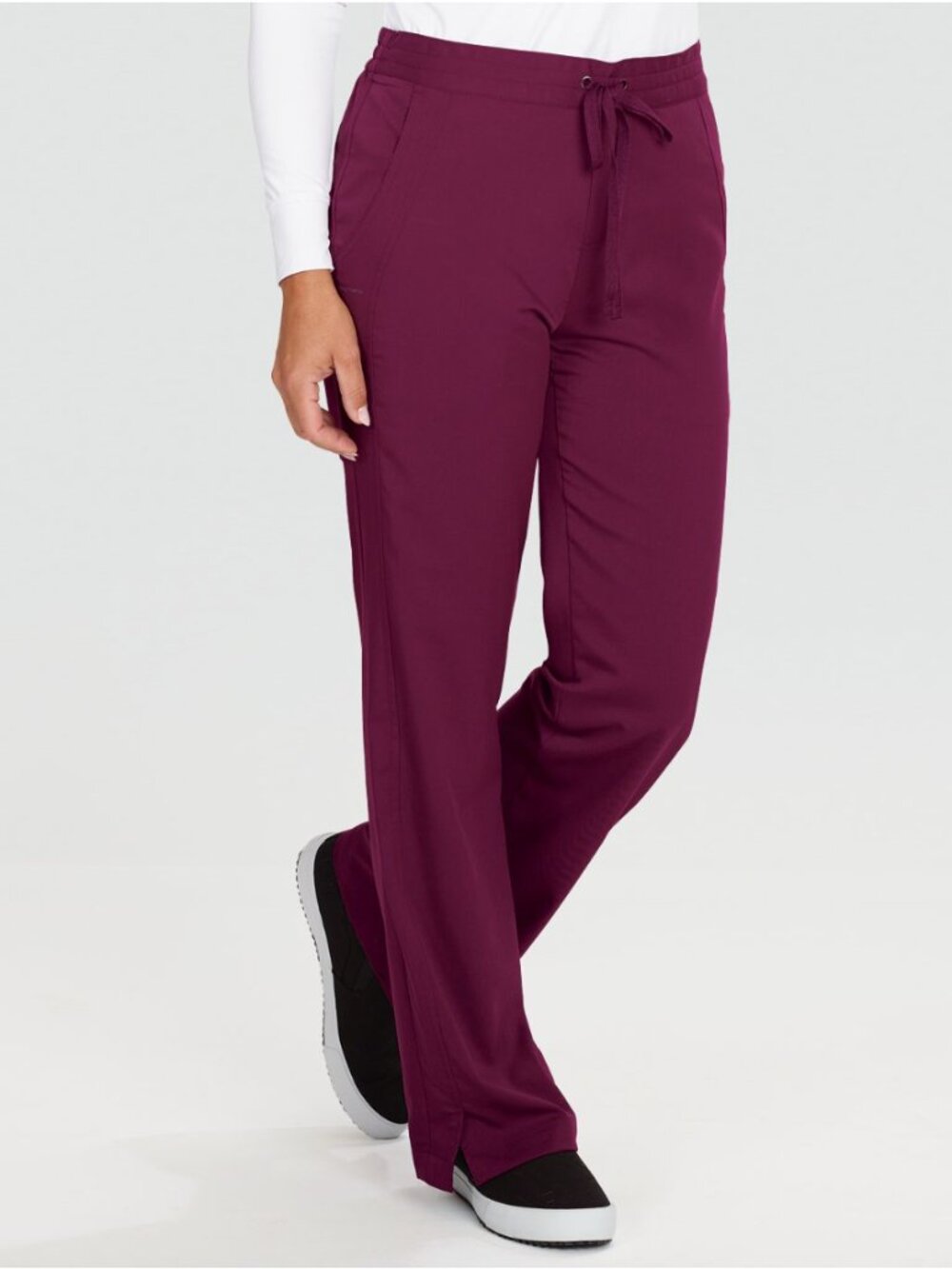Butter Soft EASY STRETCH Women’s Natural Waist 4-Pocket Straight Leg Scrub Sz M